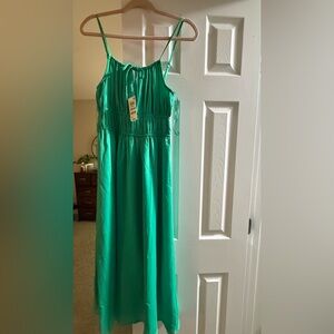 Elegant Green Maxi Dress